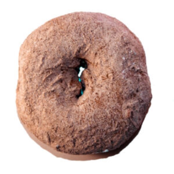 A Joe Donut cinnamon sugar donut, round and fluffy, against a white background.