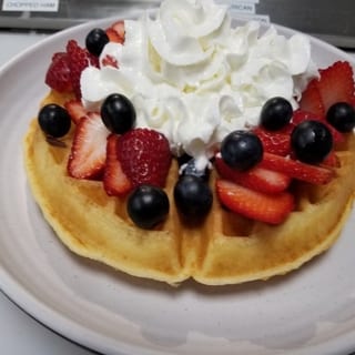 Fresh Berries Waffles