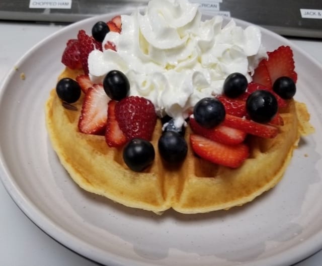 Fresh Berries Waffles