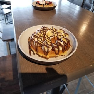Nutella Banana Waffles